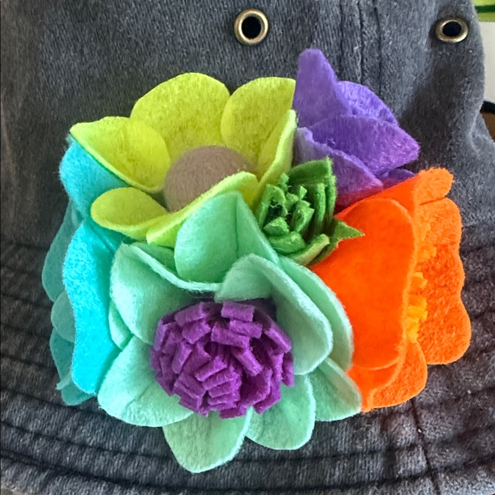 Bouquet of Flowers on your Bucket List Hat
Hand Crafted Petal by Petal - Picture 2 of 5